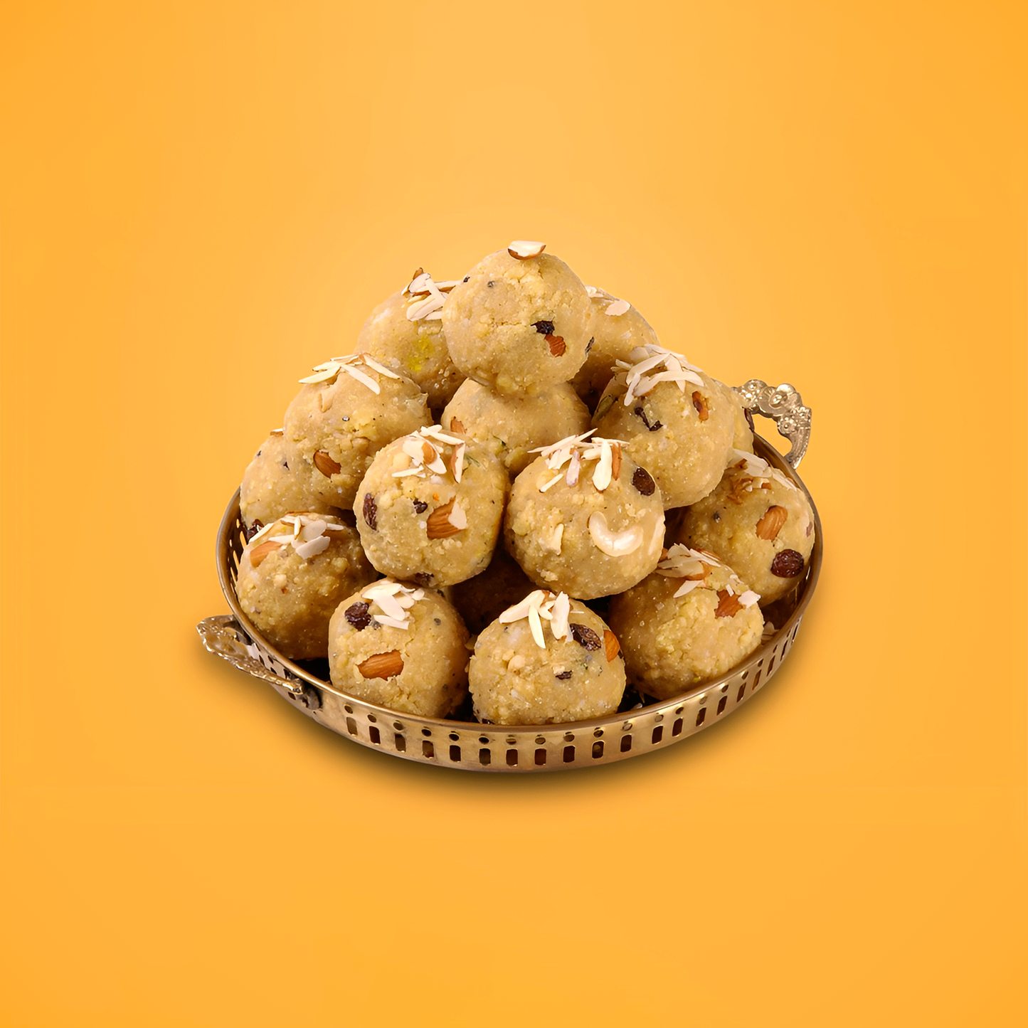 Besan Dry Fruit Laddu